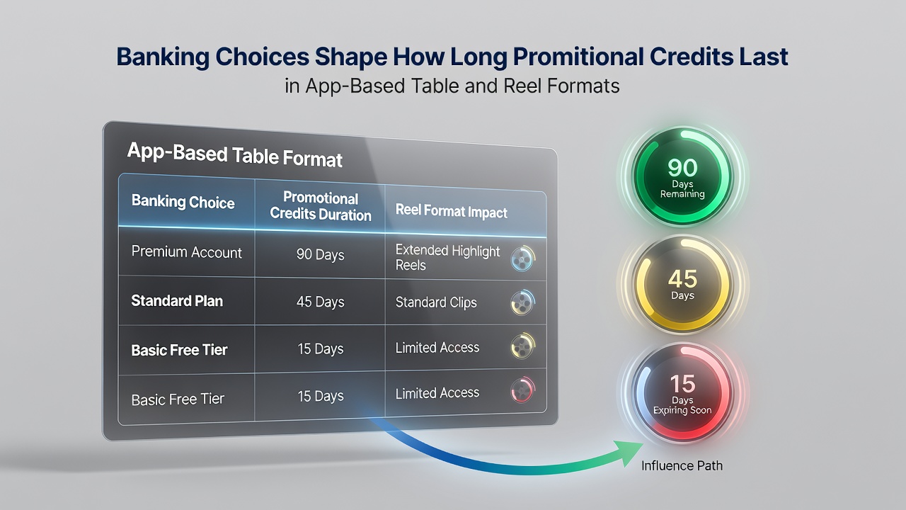 Mobile casino app interface showing banking options and promotional credit timers for table games and slot reels