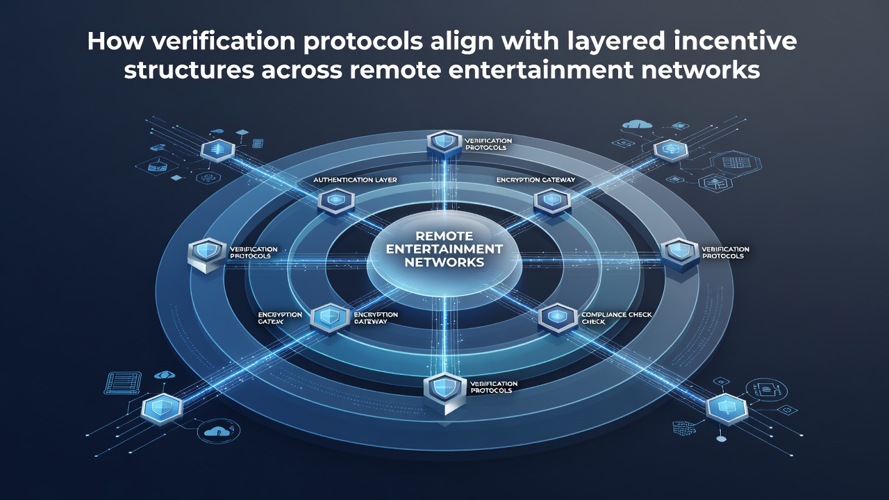 Verification protocols integrating with incentive layers in remote entertainment platforms