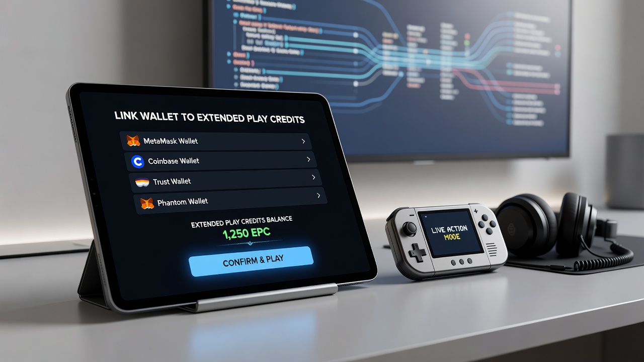 Close-up of smartphone screen showing extended play credit balance next to selected e-wallet icon during a live casino session